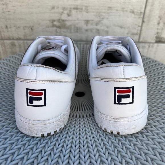 Fila White Leather Sneakers - Picture 4 of 9